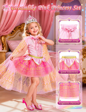 DUDUCOFU princess cape blue adds royal flair