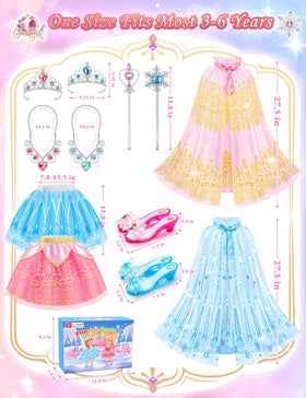 DUDUCOFU princess crown for finishing regal look