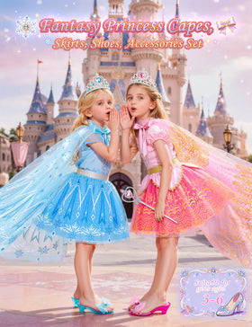 DUDUCOFU princess dress blue skirt for creative storytelling
