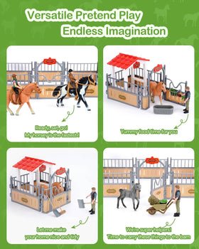 DuDuMo Tennessee Walking Horse stallion adds dynamic character to playtime.