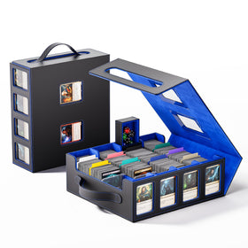 Dufvrpe trading card storage box capacity holds 3500+ cards for large collections.