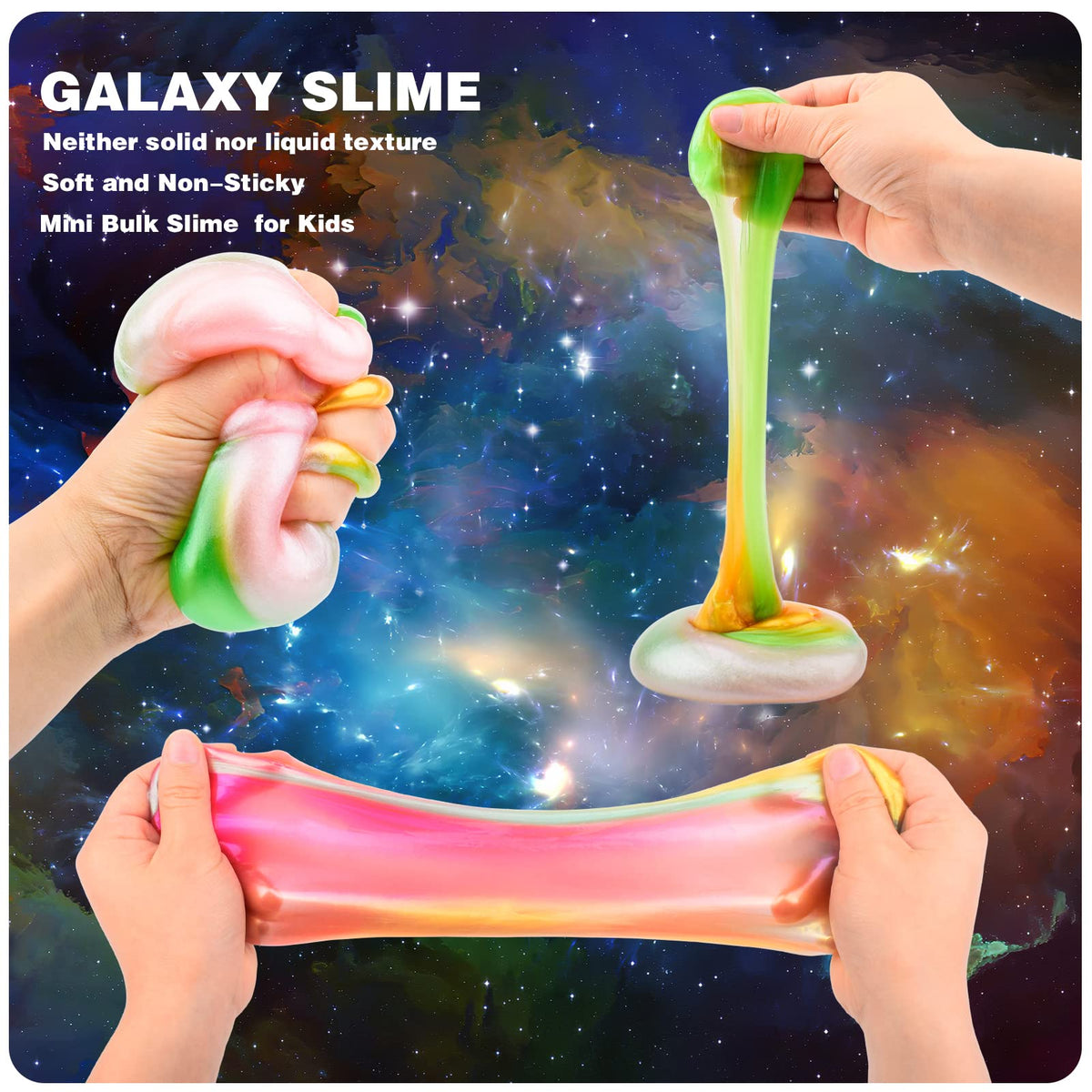 DUJUANHUA space-themed slime colors and sparkles inspiring play