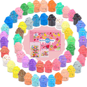 DUJUANHUA fruit stickers add playful designs to slime sessions