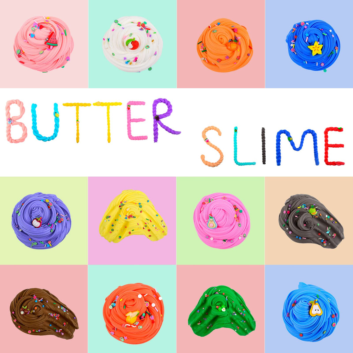 DUJUANHUA slime charms and foam beads spark imaginative crafts