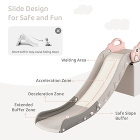 Duke Baby gentle slope delivers a smooth slide for toddlers.
