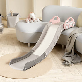 Duke Baby indoor couch slide in pink car design for kids, perfect for home play.