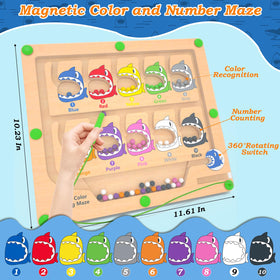 DUKVSG Wand moves color candies toward the shark mouth, building hand-eye coordination.