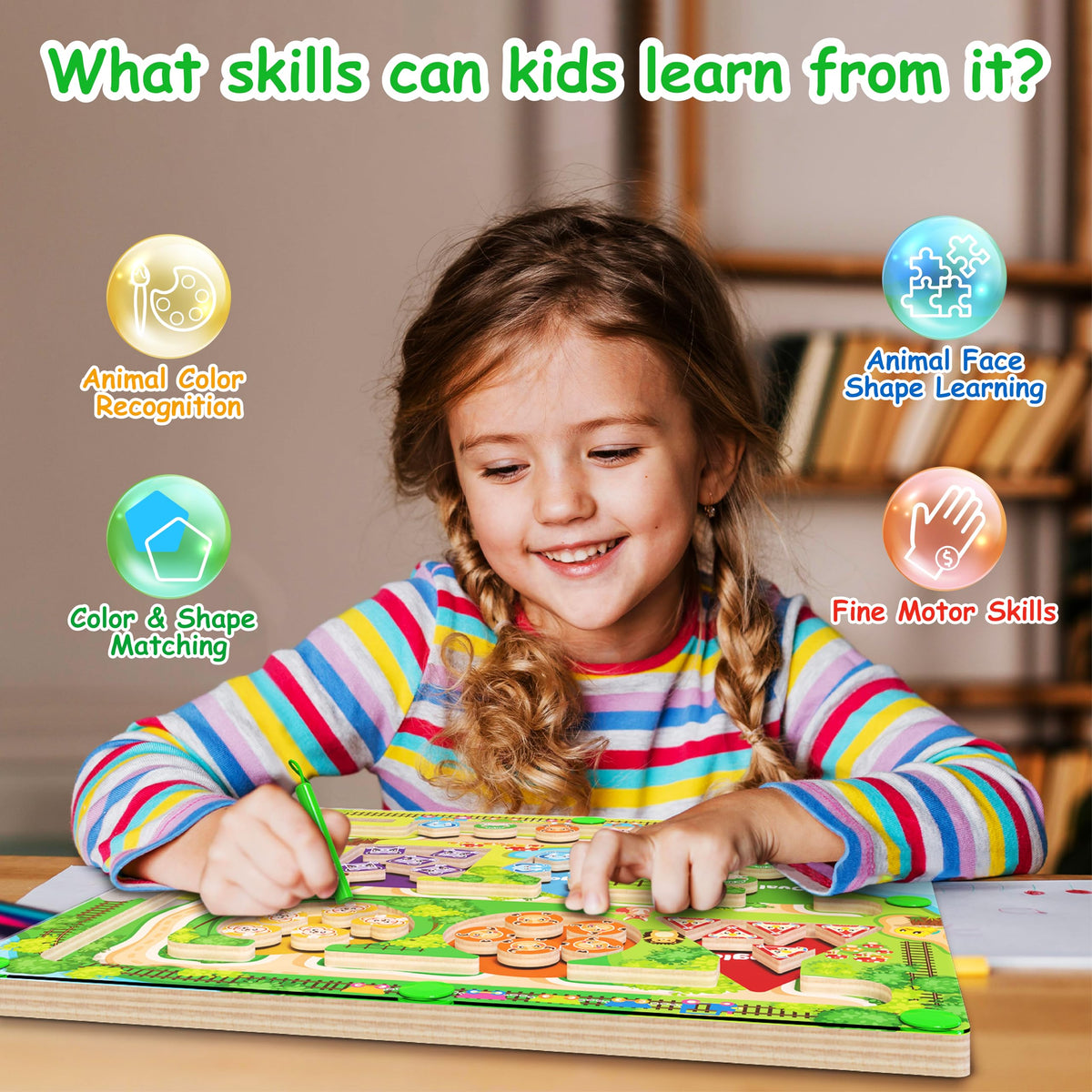 DUKVSG safe durable wooden construction designed for long-lasting play.