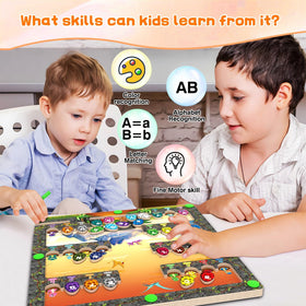 DUKVSG Safe-sturdy magnet construction protects little hands during play