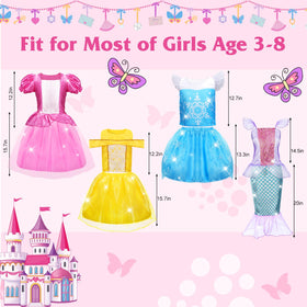 Dulsaera princess dress emerald bodice, comfortable styling for long dress-up sessions.
