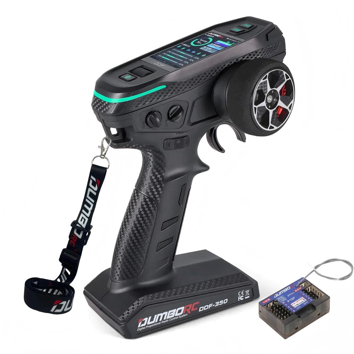 DUMBORC DDF-350 transmitter with P10F screen for clear control and visibility.