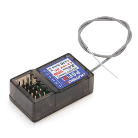 DUMBORC P6FG receiver top view showing slim design for tight spaces