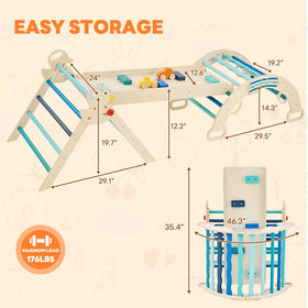 DUMOS Montessori inspired setup inviting exploration and early motor development.