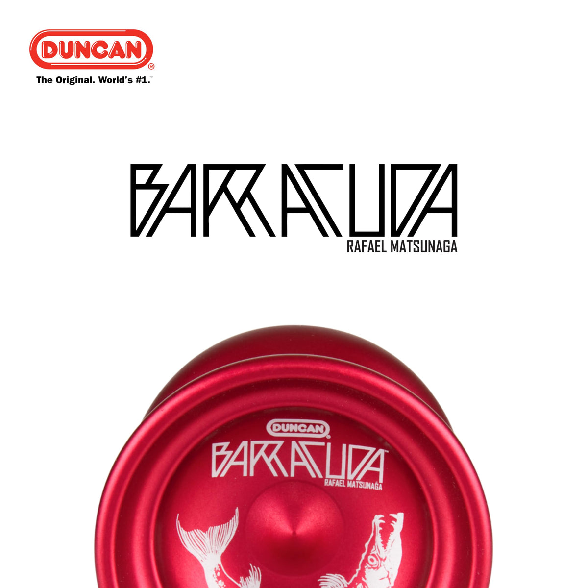 Duncan Barracuda Yo-Yo aluminum body offers durability and steady spins.