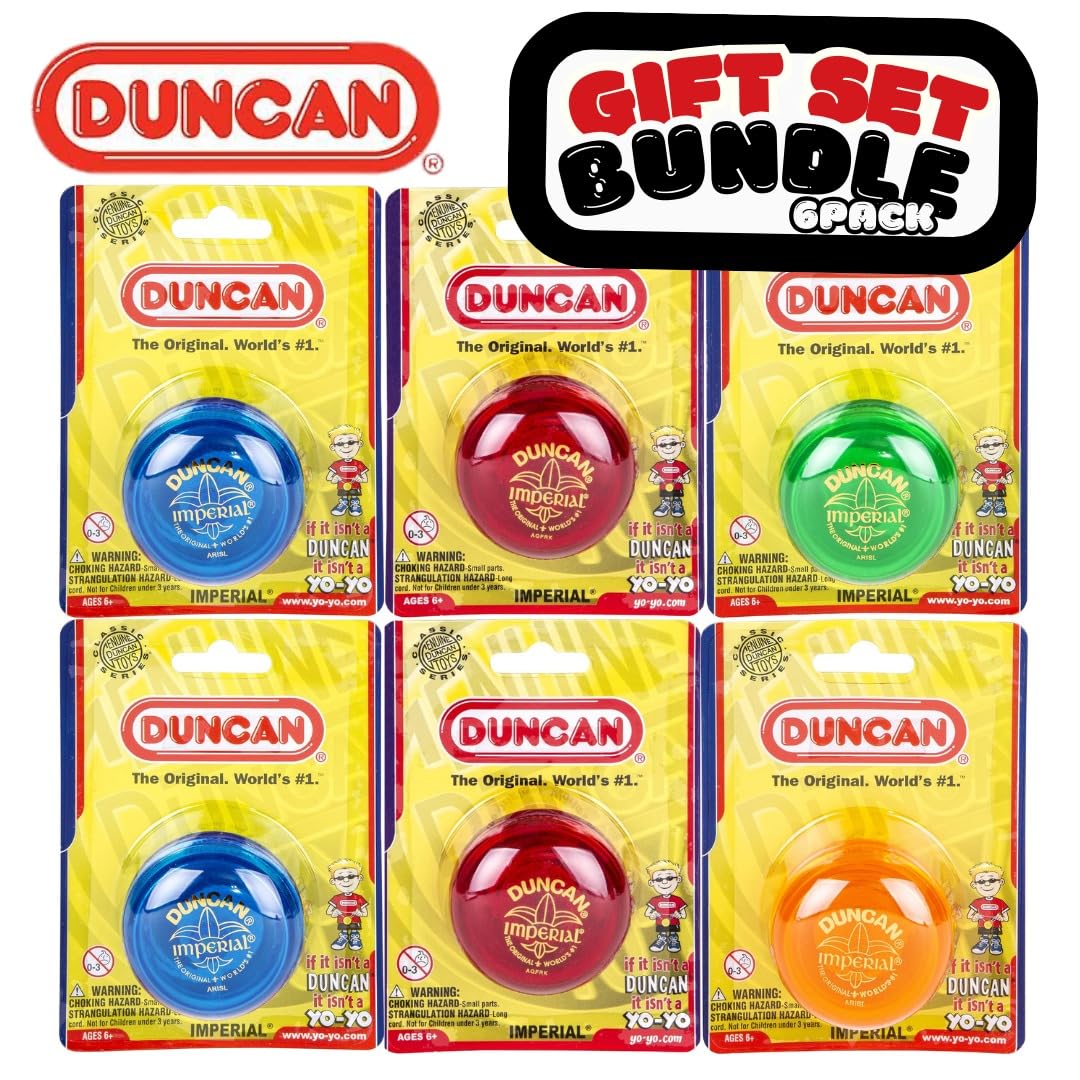 Duncan Imperial Yo-Yo assortment in bold colors for beginner looping and basic tricks.