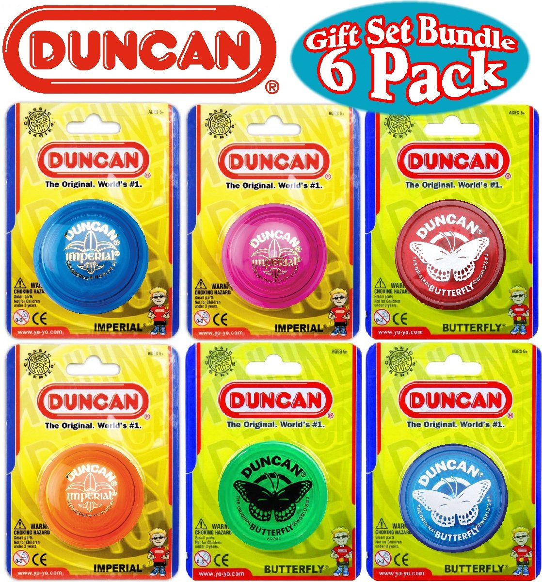 Duncan Imperial Yo-Yo with bright colors, smooth spins for beginners