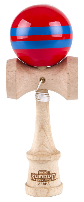 Duncan Komodo Kendama red and blue striped tama ball with durable beechwood