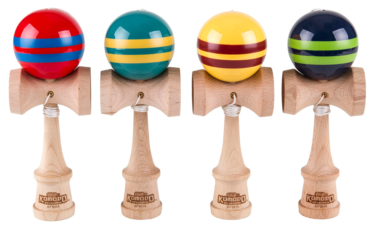 Duncan Komodo Kendama trick-practice scene shows skill development potential.