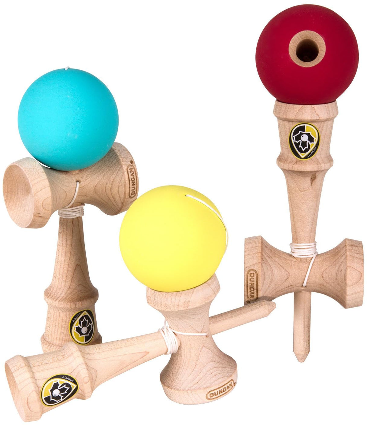Duncan Maple Drop Pro Kendama mystery color finish showcases dynamic visual appeal.