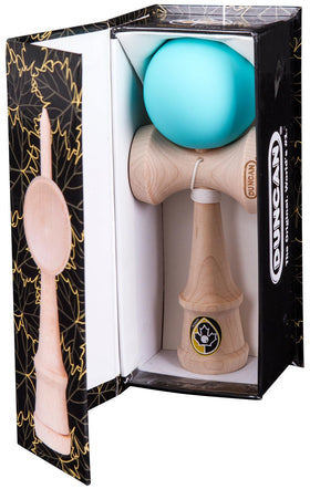 Duncan Maple Drop Pro Kendama ken close-up for precise balance during practice.