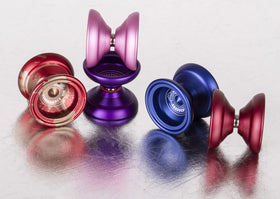 Duncan Roadrunner Yo-Yo wide design supports horizontal tricks and grinds.