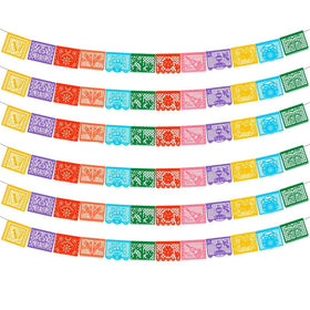 DUNCHATY Mexican banner pattern 01 with bright colors for festive Cinco de Mayo decor.