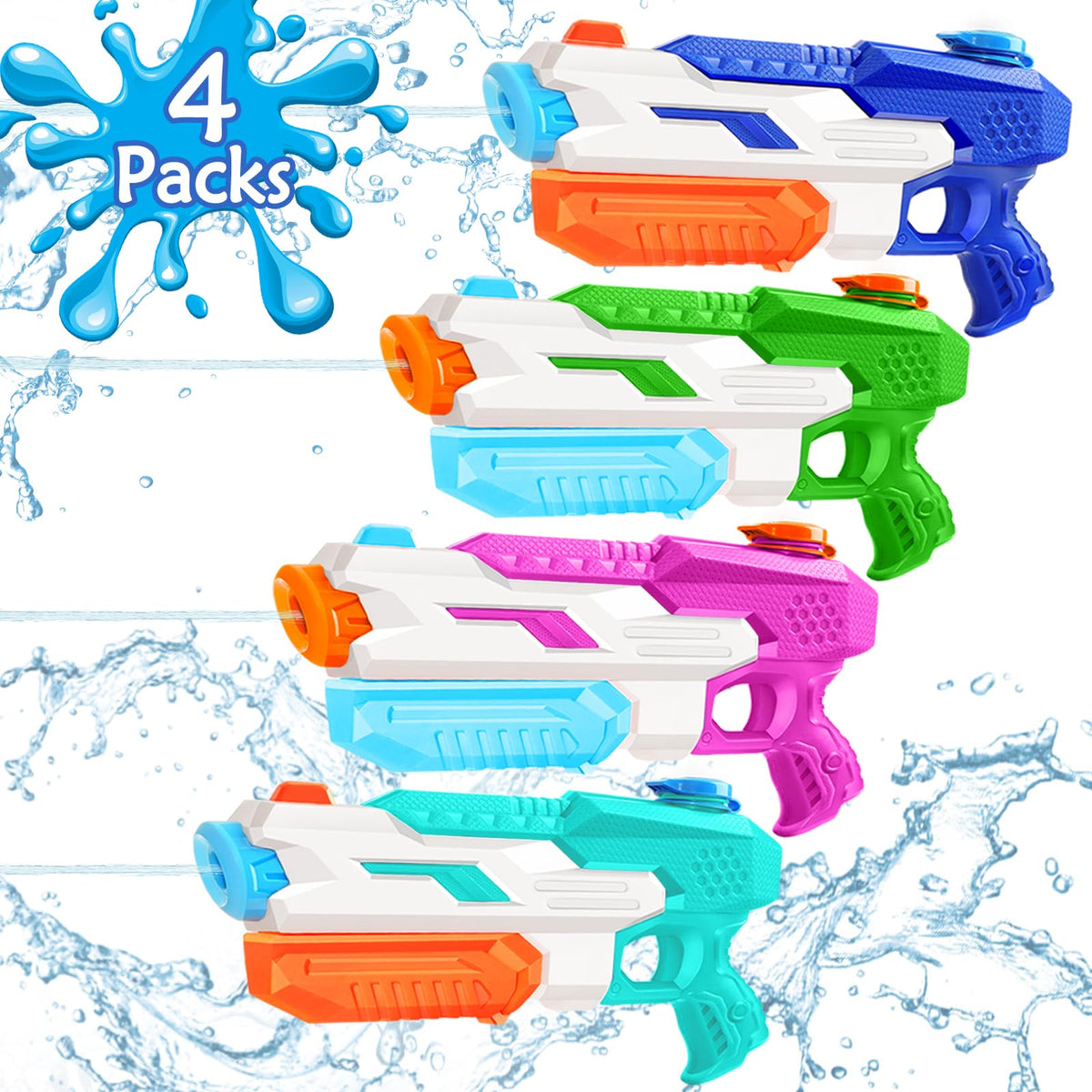 DUNEMEI 600cc water gun for pool party with long-range blasts and high capacity