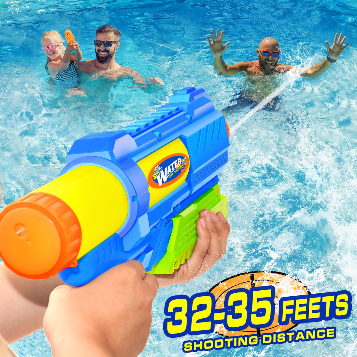 Perfect for pool, beach, and backyard water battles.
