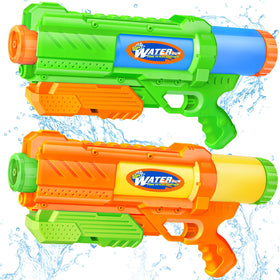 DUNEMEI Super Water Gun 1200cc with pump-action for long-range pool battles