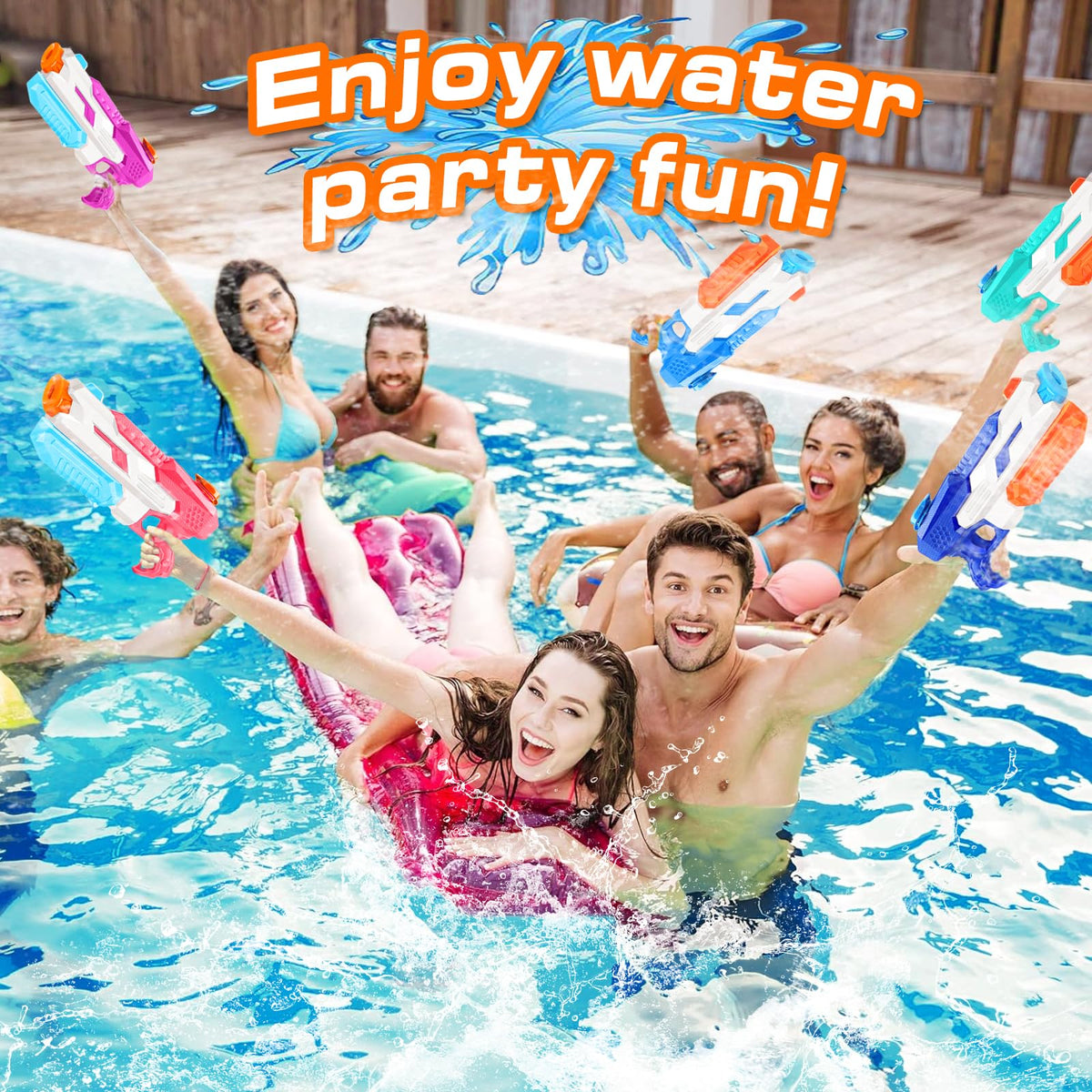 DUNEMEI water gun beach scene perfect for summer memories and sunny days.
