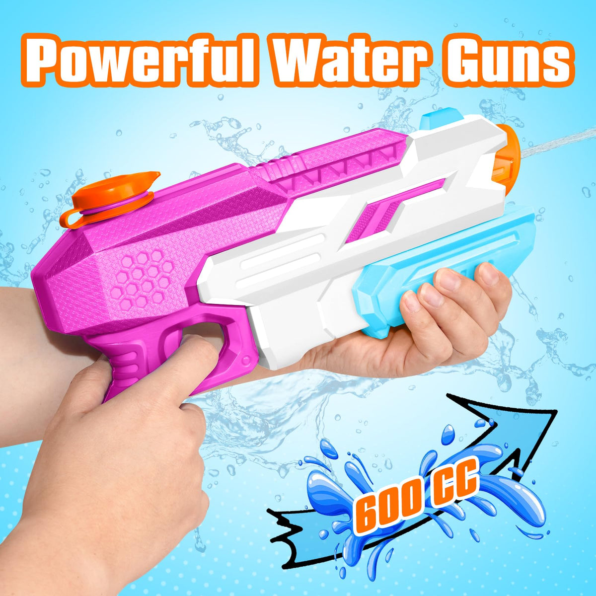 DUNEMEI water gun pool party scene ideal for beach and backyard battles.
