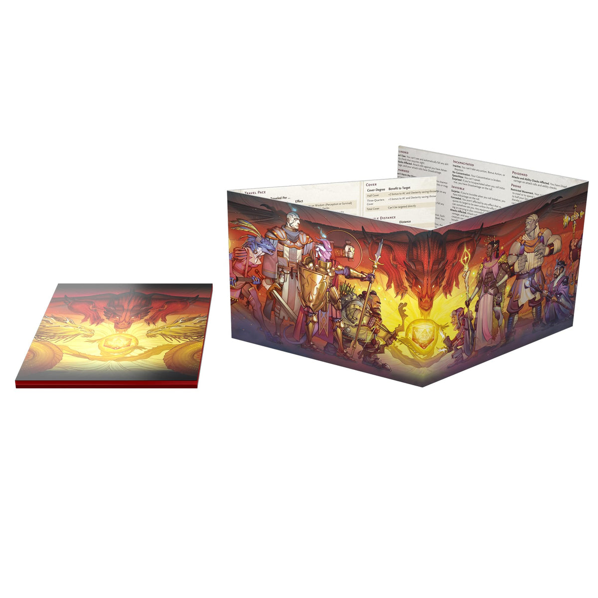 Dungeons & Dragons 2024 DM Screen interior reference cards speed quick rulings.