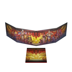 Dungeons & Dragons 2024 DM Screen panorama by Joy Ang enhances table immersion during play.