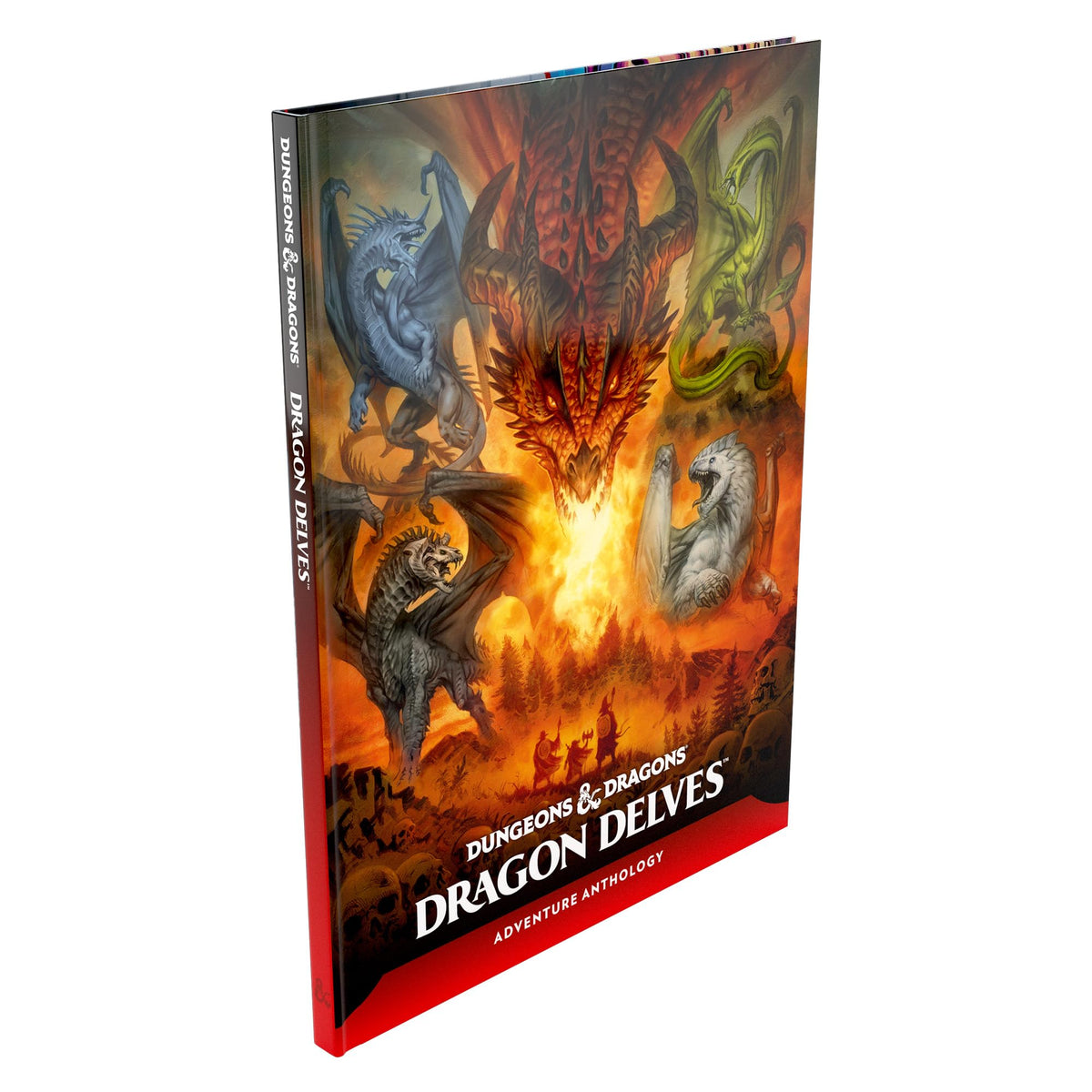 Dungeons & Dragons Dragon Delves collection features 10 unique dragon art styles.