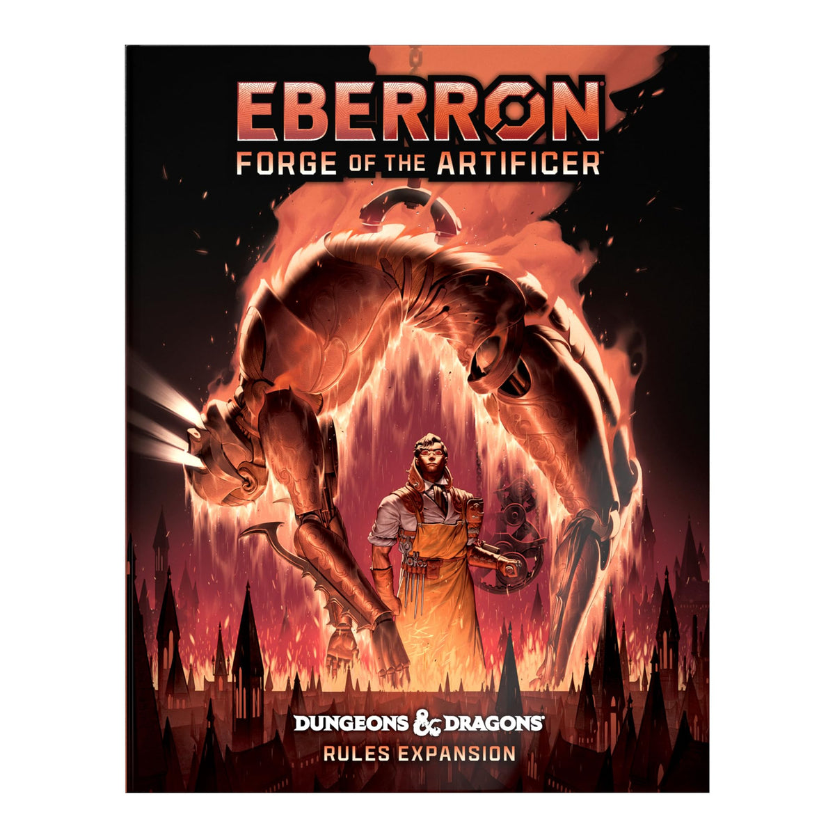 Dungeons & Dragons Eberron Forge of the Artificer alt cover, front view for collectors