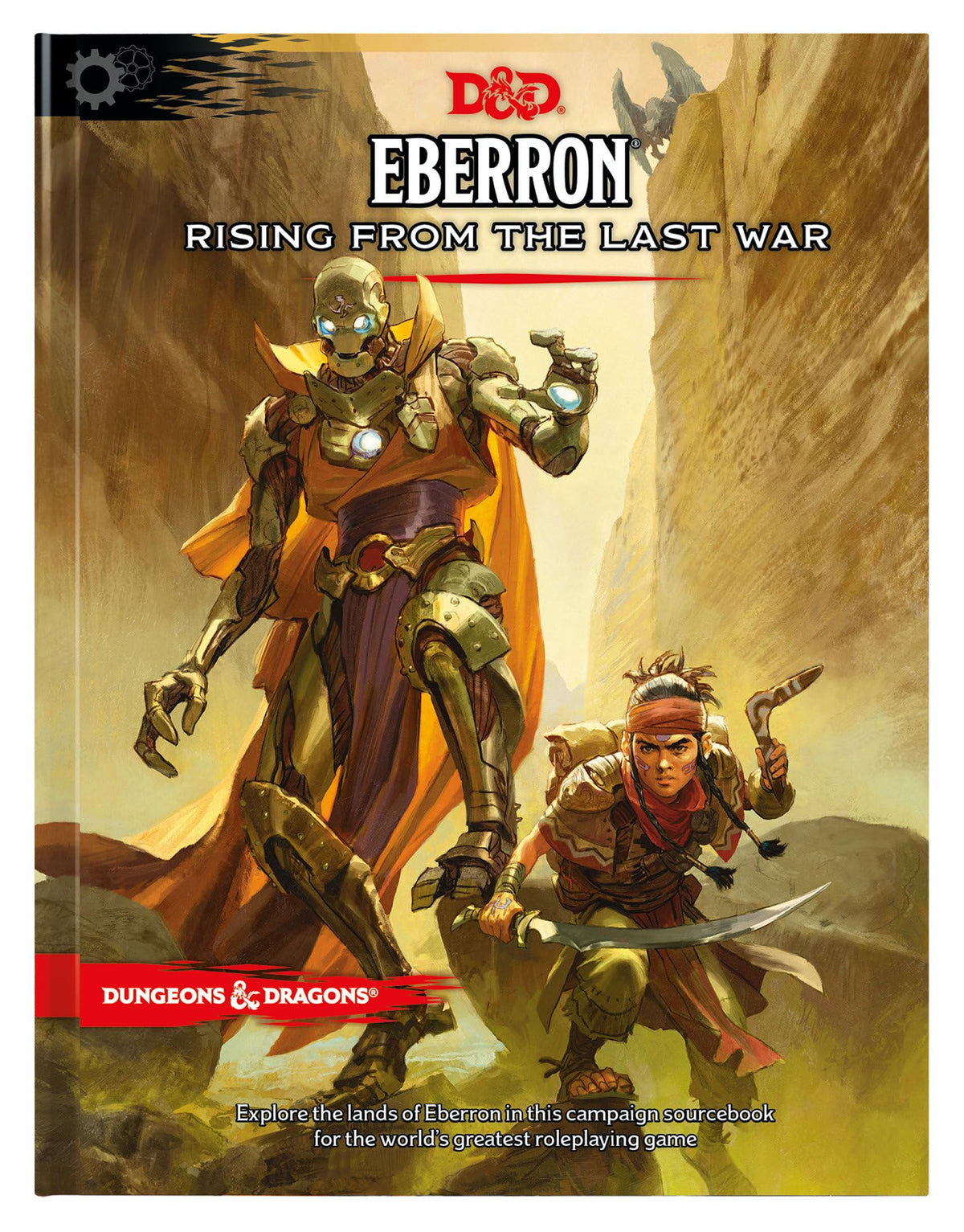 Dungeons and Dragons Eberron: Rising from the Last War cover supports immersive campaign planning.
