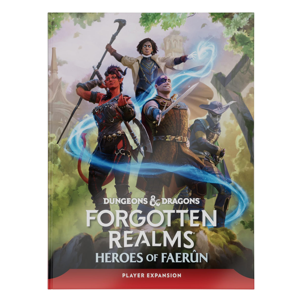 Dungeons & Dragons Heroes of Faerun cover art evoking epic campaigns