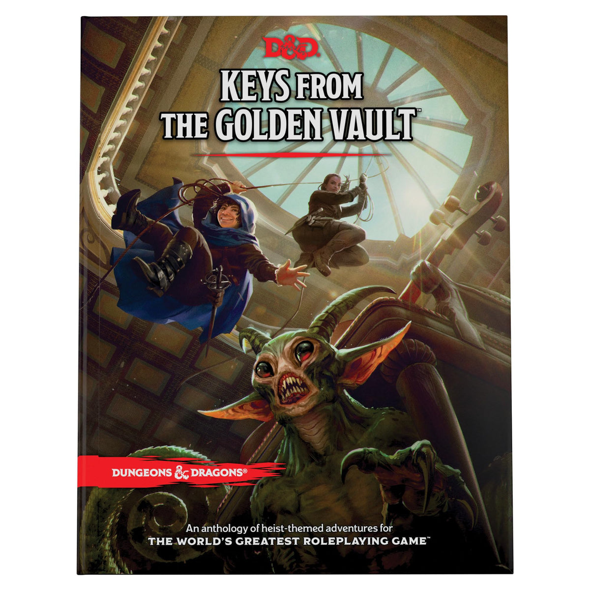 Dungeons & Dragons Keys from the Golden Vault cover art inviting heist play and planning.