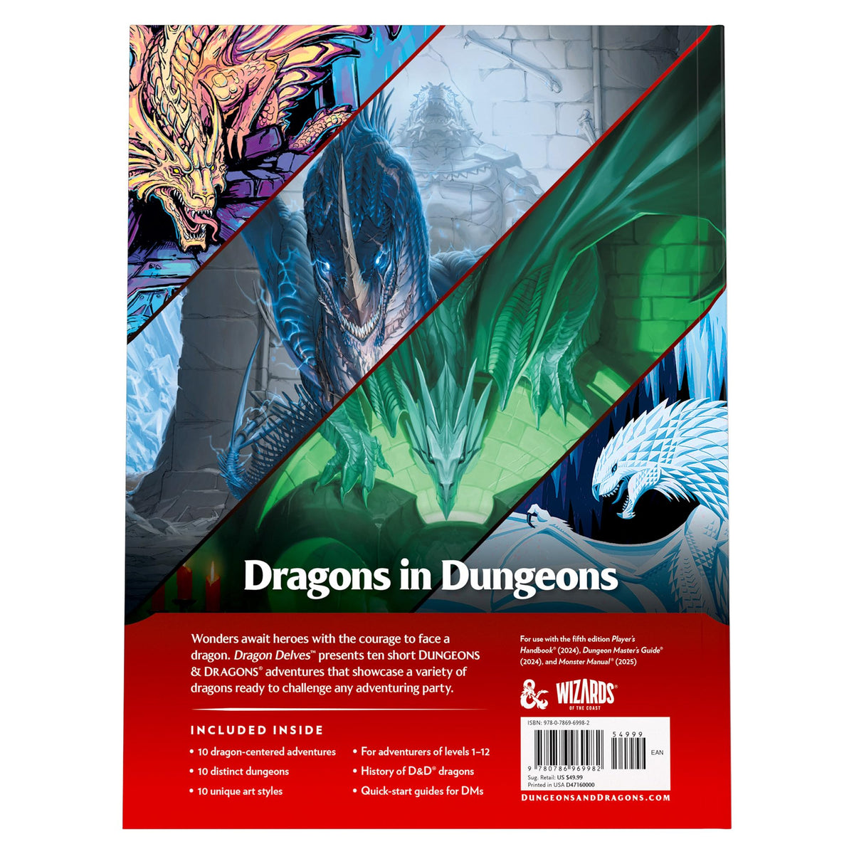 Dungeons & Dragons Dragon Delves maps and lairs visually guide adventurous sessions.