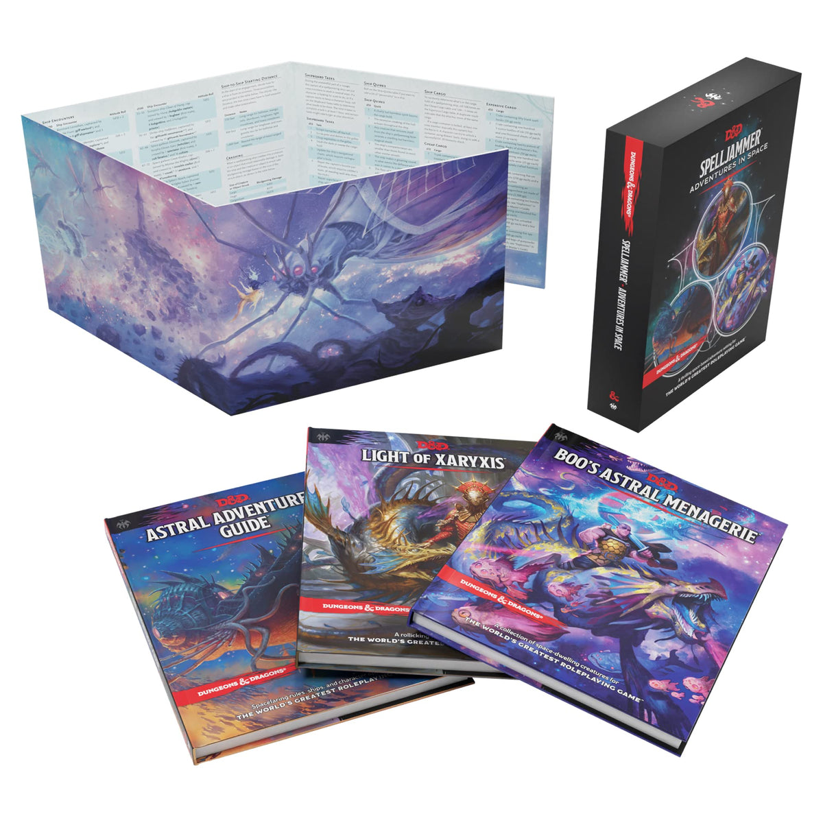 Dungeons and Dragons Spelljammer DM Screen supports space adventures with clear storytelling guidance