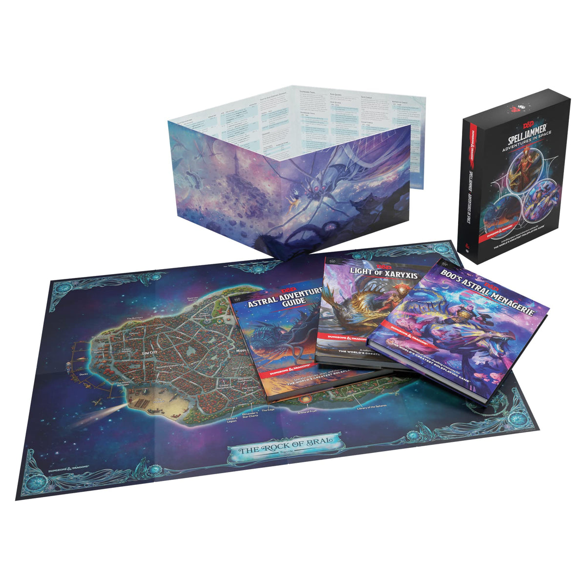 Dungeons and Dragons Spelljammer poster map shows navigable Wildspace for eager adventurers