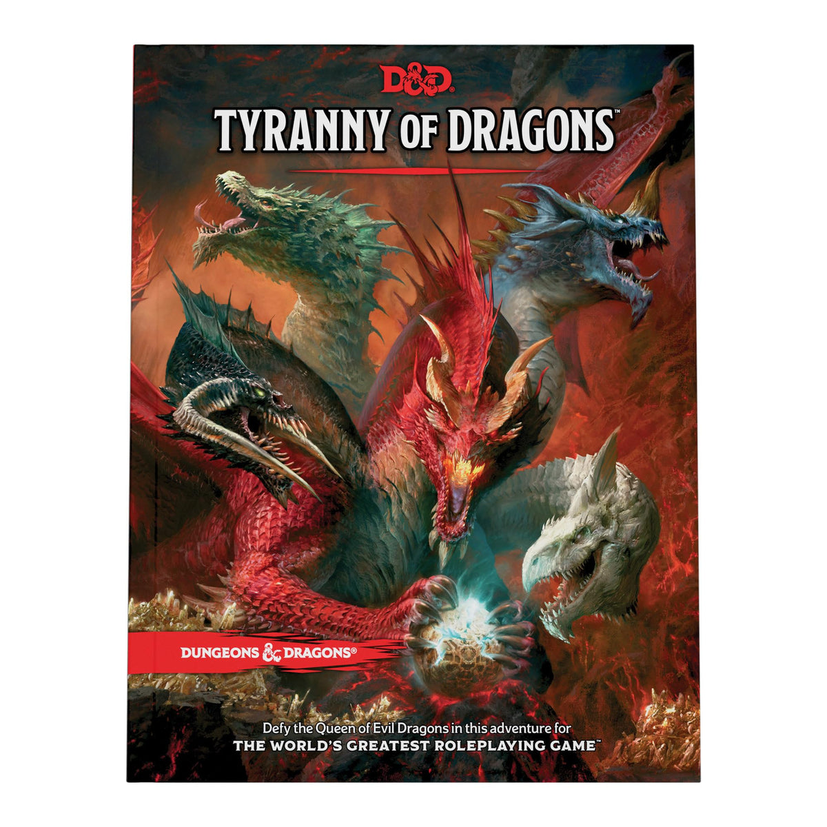 Dungeons & Dragons Tyranny of Dragons cover art showing epic campaign and new-player accessibility