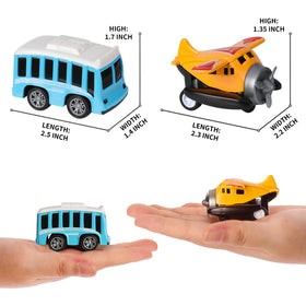 DUNRIOG city bus toy supports learning and imaginative play