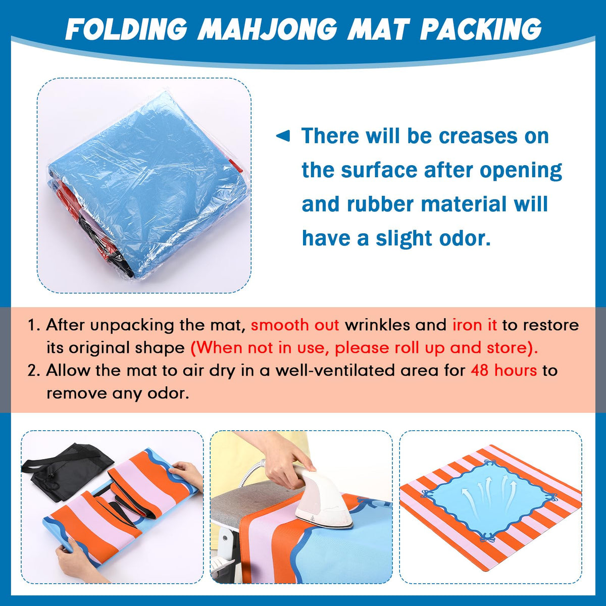 Dunzy mat’s soft rubber surface minimizes friction and noise.