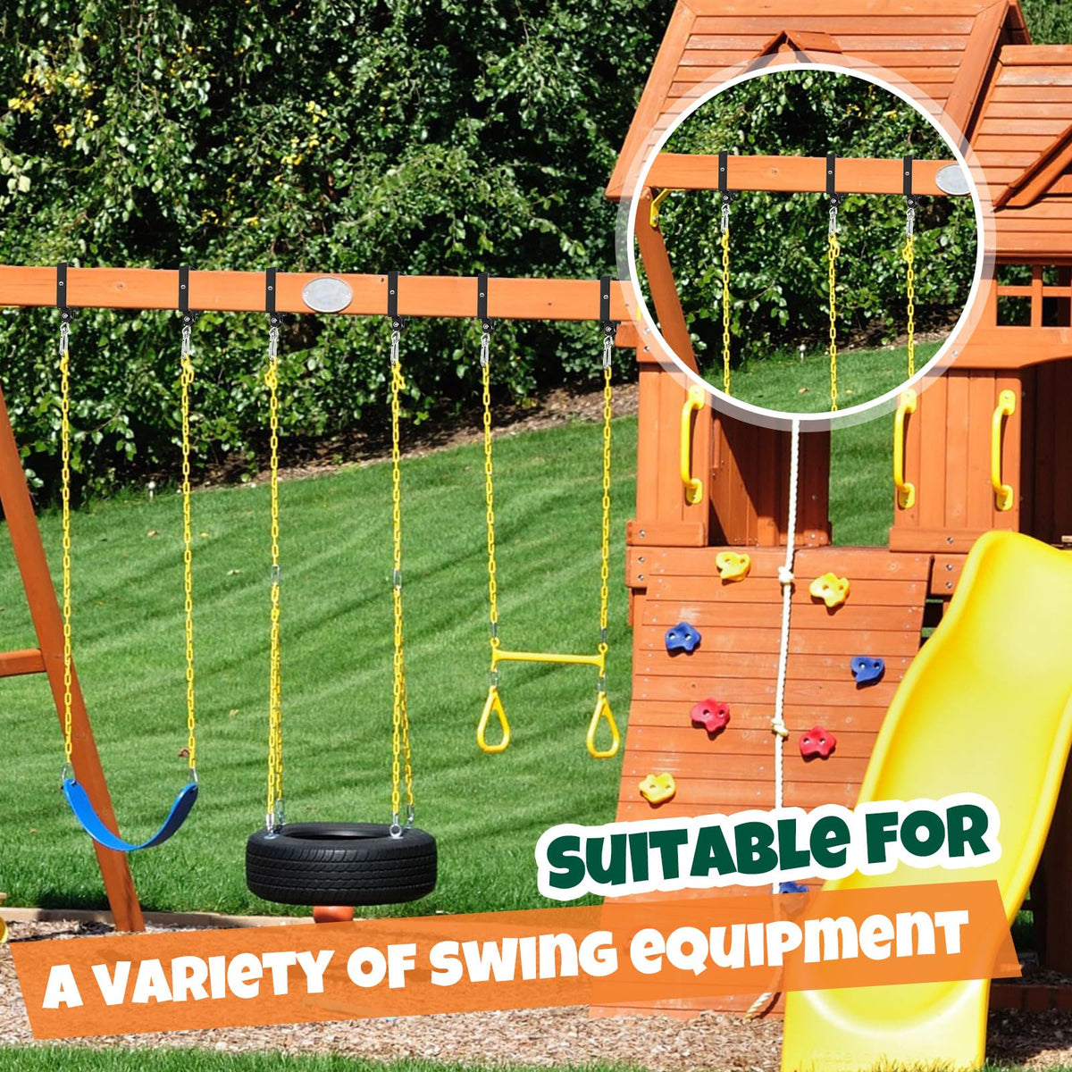 Dunzy replacement parts for 4x6 beam ensure quick backyard swing repairs.