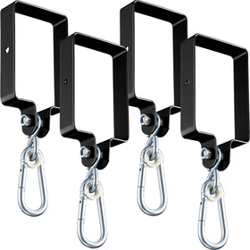 Dunzy swing brackets in use for sturdy outdoor playset connections with heavy-duty support.