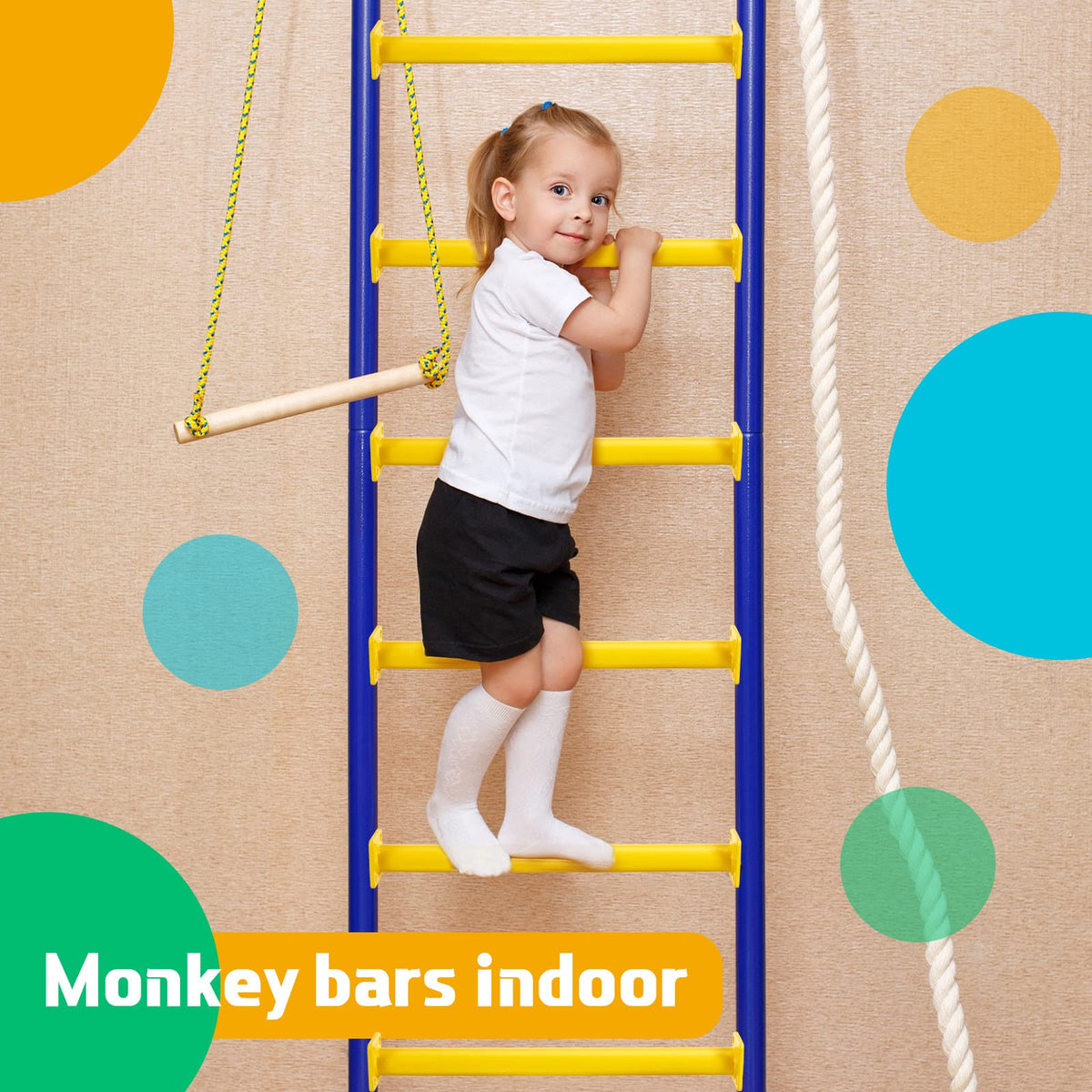 Dunzy weatherproof yellow bars keep color bright outdoors