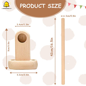 Duomilee baby pull up bar wall mount assembly image with mounting hardware