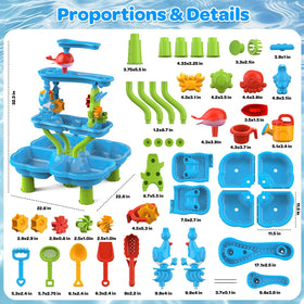 DUONIZAY Accessories for pouring and scooping on the water sand table.