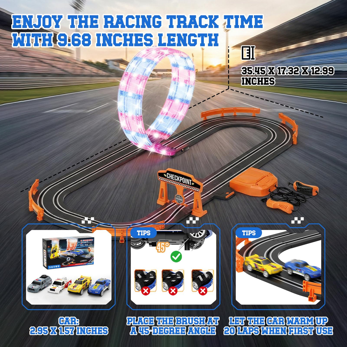 DUONIZAY remote control with precise speed control for beginners